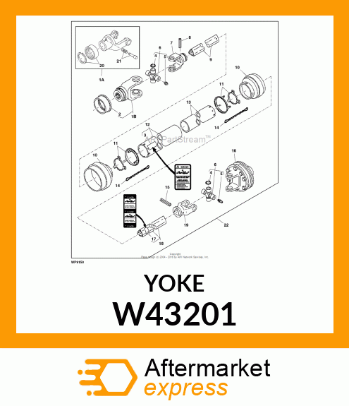 YOKE, INBOARD W43201