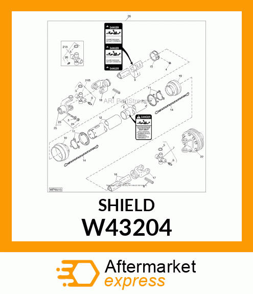 SHIELD, CONE W43204