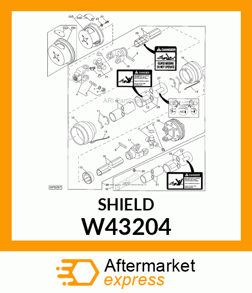 SHIELD, CONE W43204