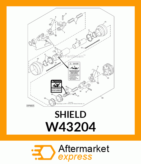 SHIELD, CONE W43204