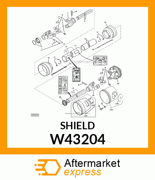 SHIELD, CONE W43204