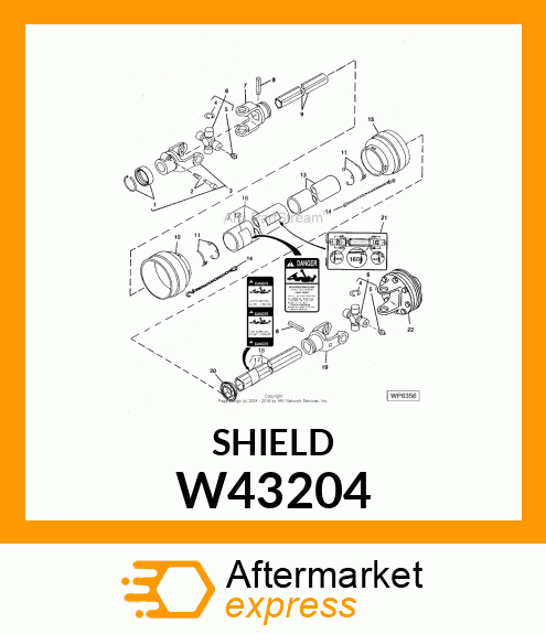 SHIELD, CONE W43204