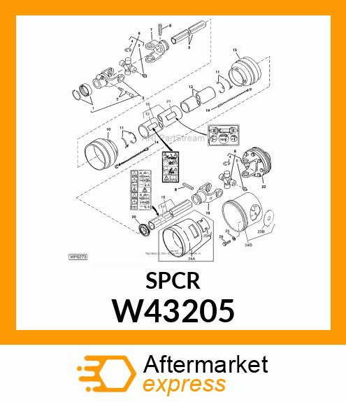 RETAINER, SHIELD W43205