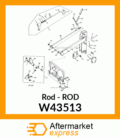 Rod - ROD W43513