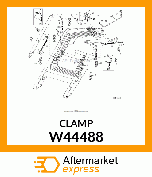 CLAMP (5/8 LINE) W44488