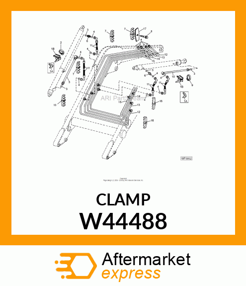 CLAMP (5/8 LINE) W44488