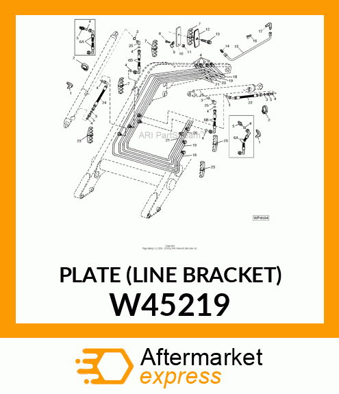 PLATE (LINE BRACKET) W45219