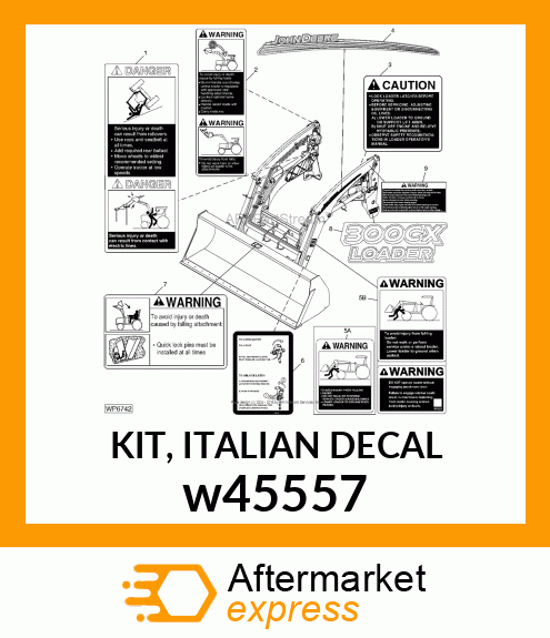 KIT, ITALIAN DECAL w45557