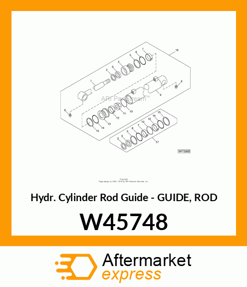 Hydr. Cylinder Rod Guide W45748