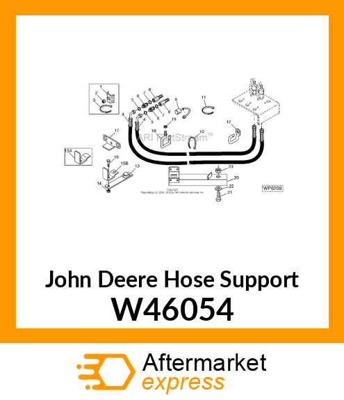 SUPPORT, HOSE W46054