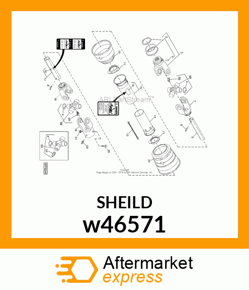 POWERSHAFT SHIELD, SHIELD CONE, 2 H w46571