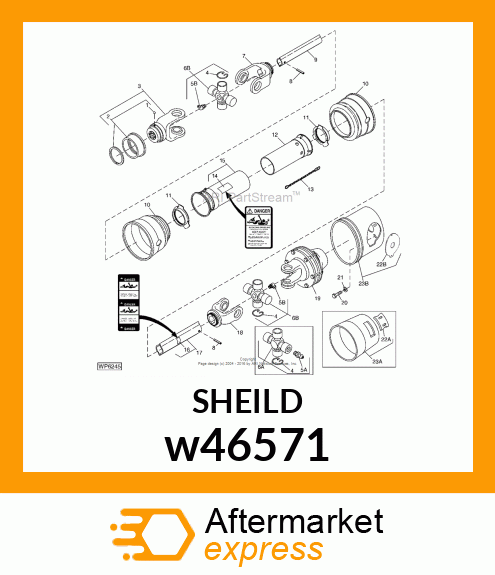 POWERSHAFT SHIELD, SHIELD CONE, 2 H w46571