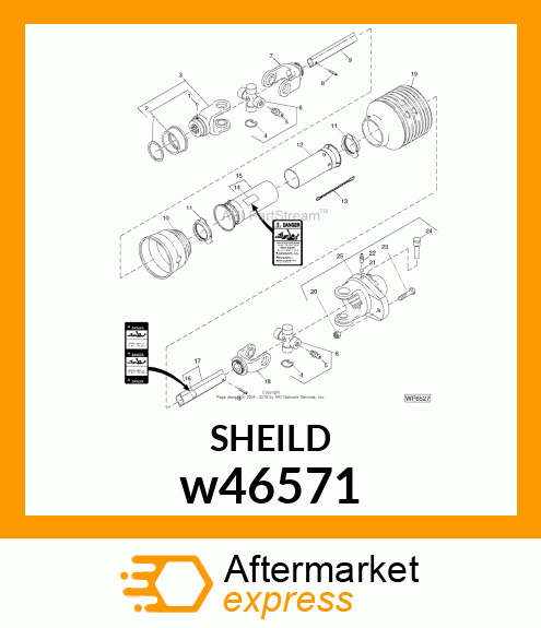 POWERSHAFT SHIELD, SHIELD CONE, 2 H w46571