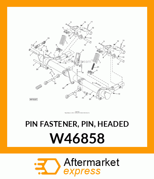 PIN FASTENER, PIN, HEADED W46858