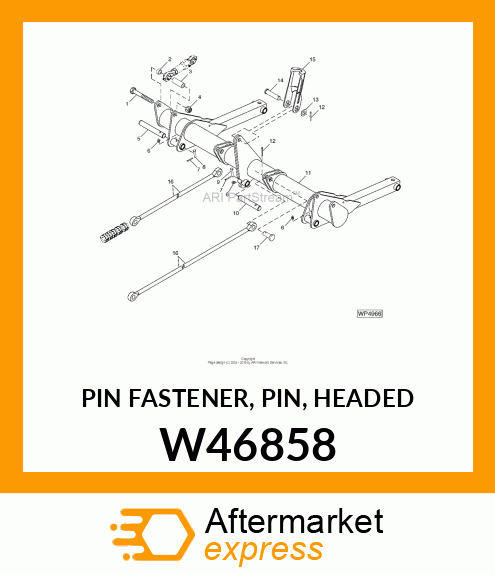 PIN FASTENER, PIN, HEADED W46858