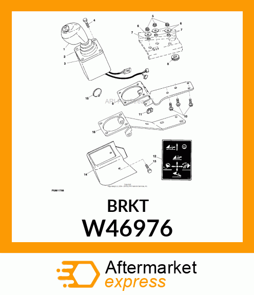 BRACKET, SUPPORT W46976