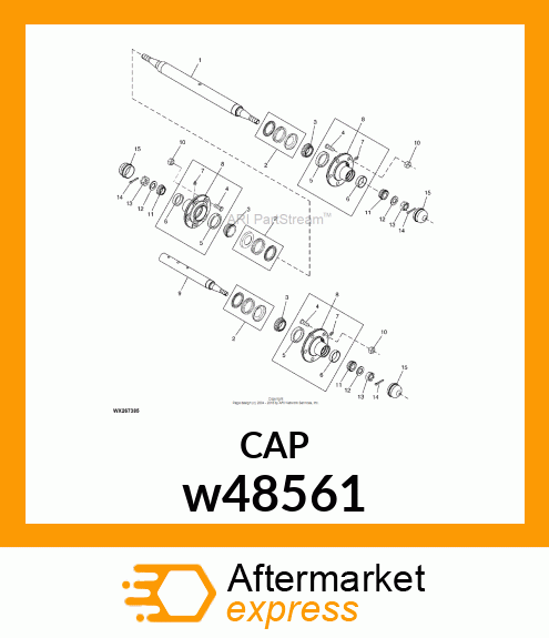 DUST SHIELD, DUST CAP w48561