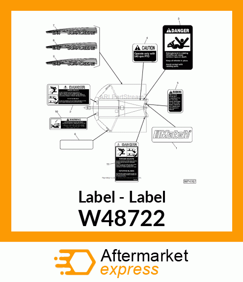 Label W48722