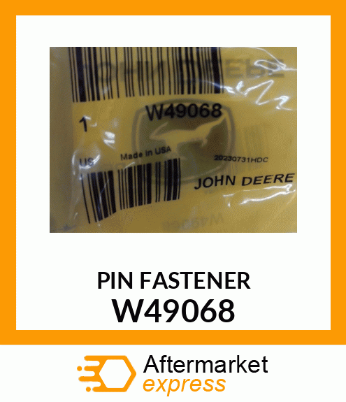 PIN FASTENER, PIN, CLEVIS (PLATED) W49068