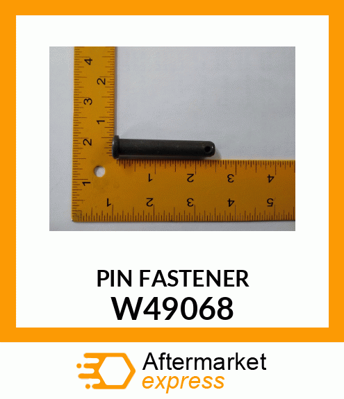 PIN FASTENER, PIN, CLEVIS (PLATED) W49068