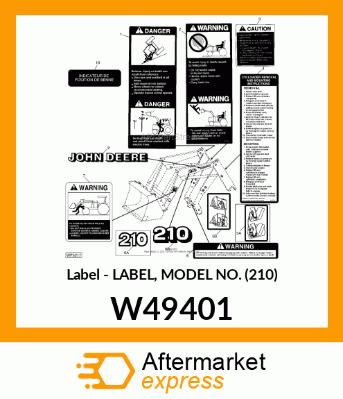 Label W49401