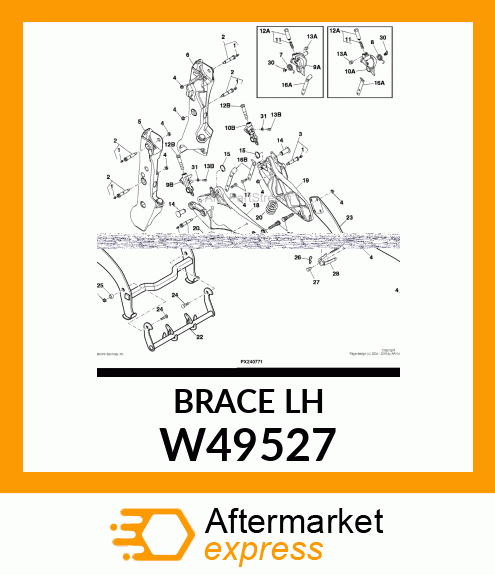 BRACE (LH) W49527