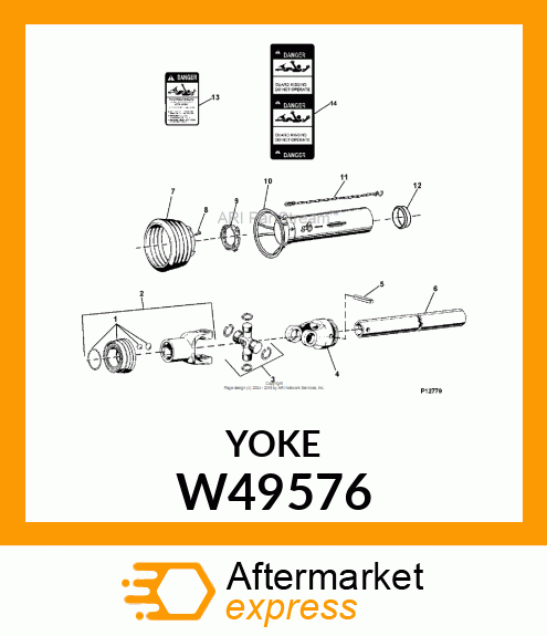 UNIVERSAL JOINT YOKE W49576