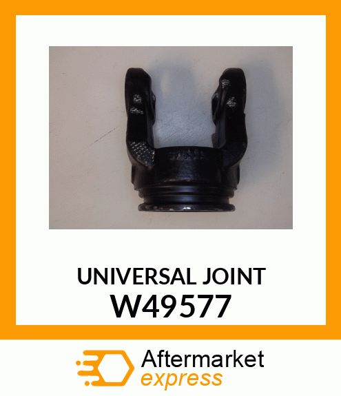 UNIVERSAL JOINT YOKE, YOKE, INBOARD W49577