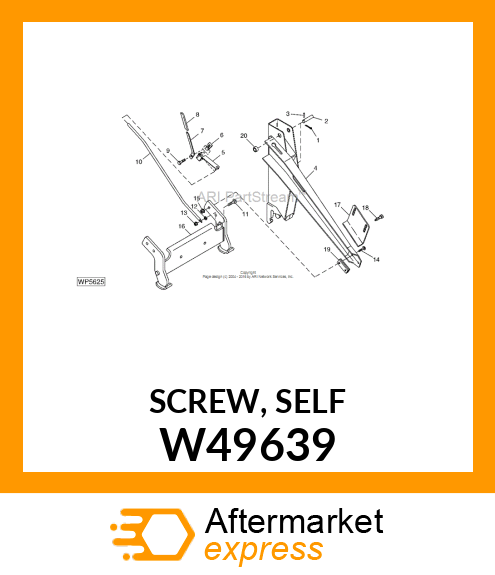 SCREW, SELF W49639