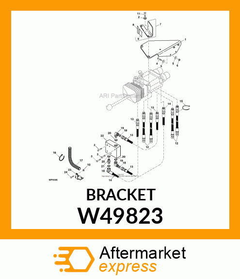 BRACKET, VALVE W49823