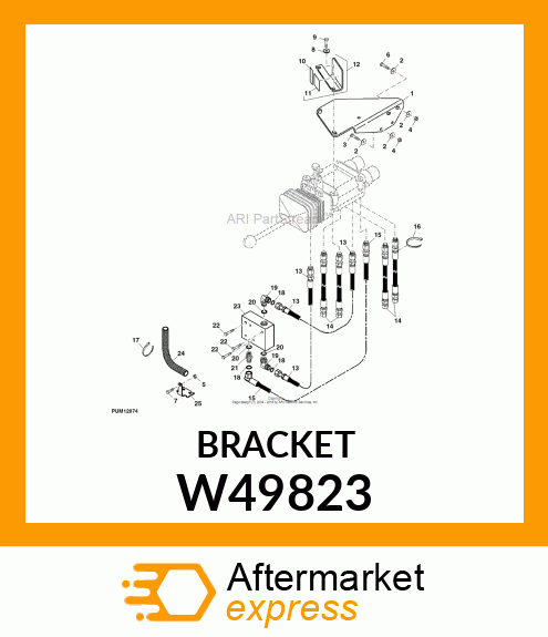 BRACKET, VALVE W49823