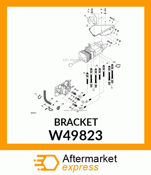 BRACKET, VALVE W49823