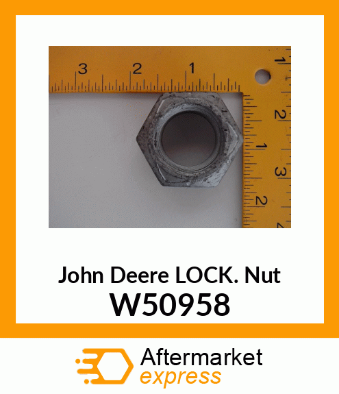 LOCK NUT, NUT, LOCK (1 14 UNS) W50958