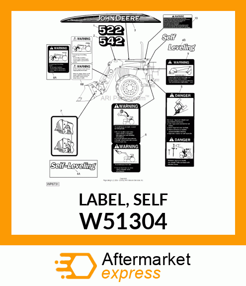 LABEL, SELF W51304