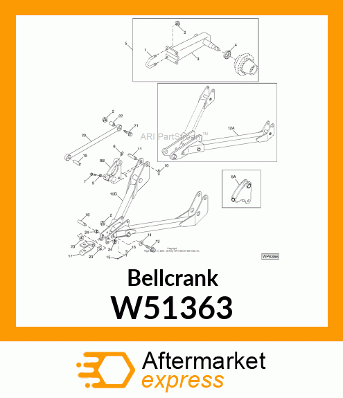 Bellcrank W51363