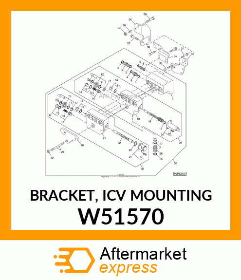 BRACKET, ICV MOUNTING W51570