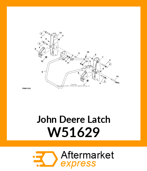 LATCH, CAST W51629