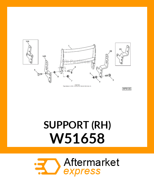 SUPPORT (RH) W51658