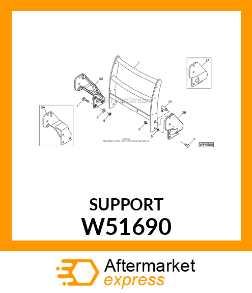 SUPPORT (RH) W51690