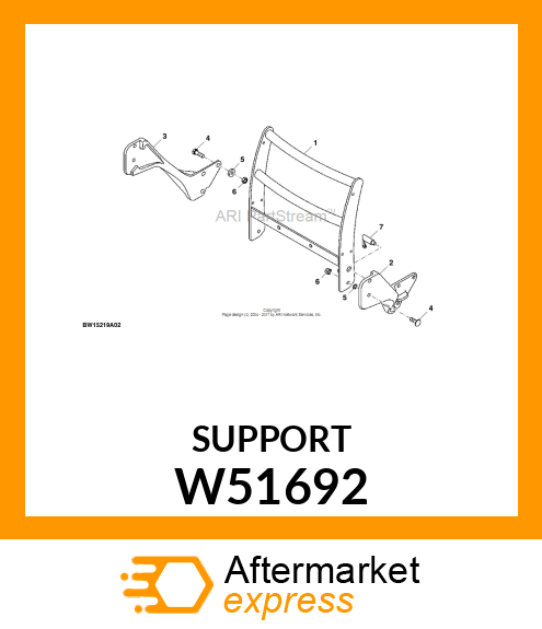 SUPPORT (RH) W51692