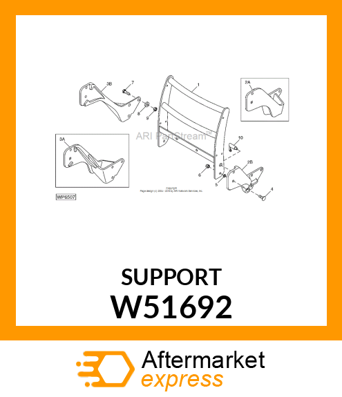 SUPPORT (RH) W51692