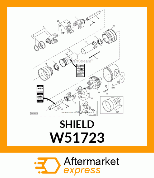 POWERSHAFT SHIELD, SHIELD CONE, 2 H W51723