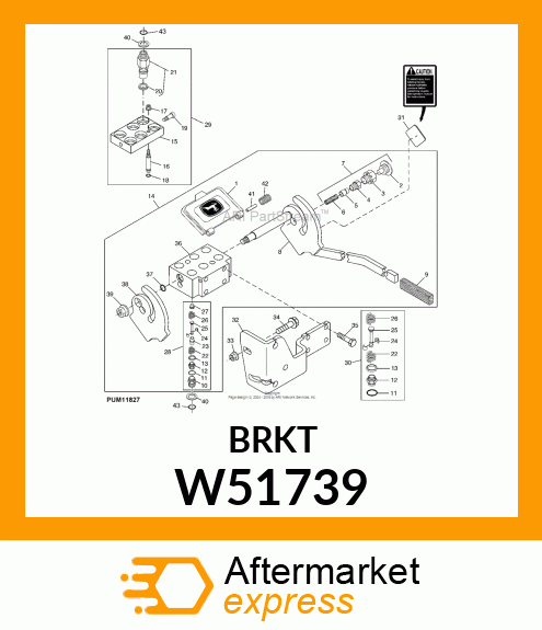 BRACKET, MOUNTING W51739