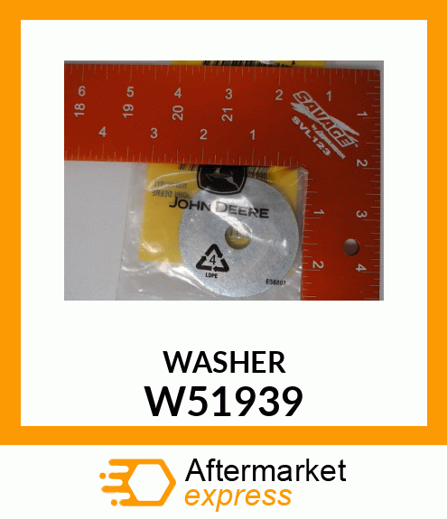 WASHER, M12.5 X 60 X 4 W51939