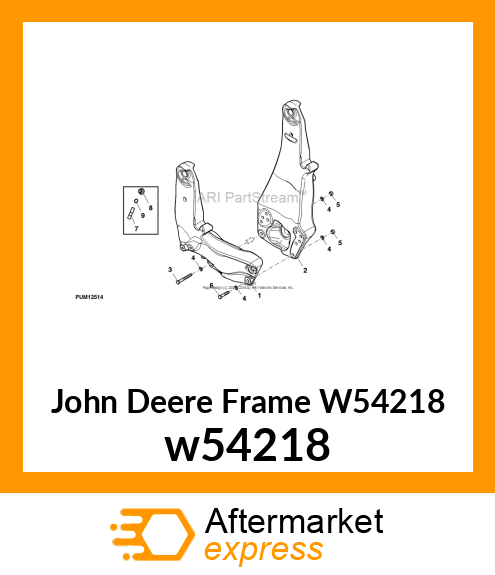 MOUNTING FRAME RH w54218