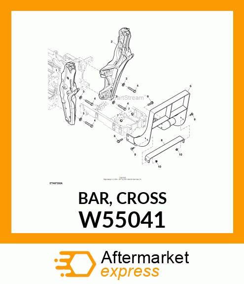 BAR, CROSS W55041