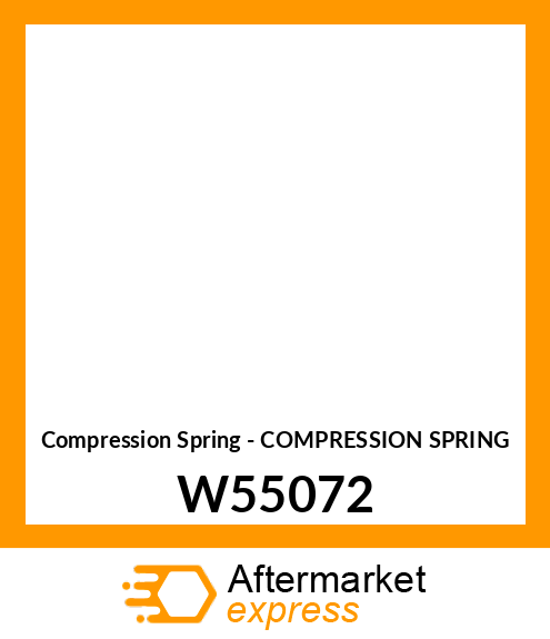 Compression Spring - COMPRESSION SPRING W55072