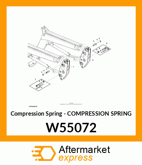 Compression Spring - COMPRESSION SPRING W55072