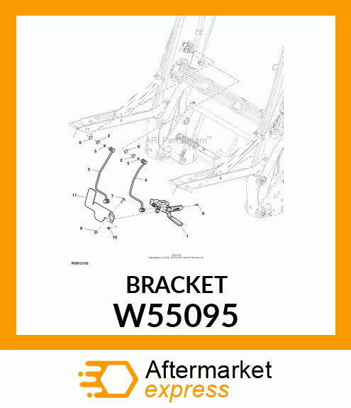 BRACKET, MULTI W55095