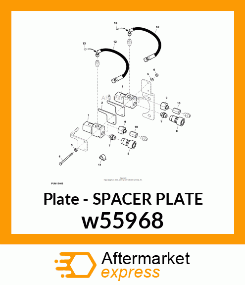 SPACER PLATE w55968